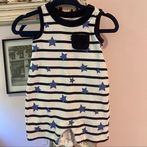 Baby gap sleeveless shortall. Size 0-3 months.